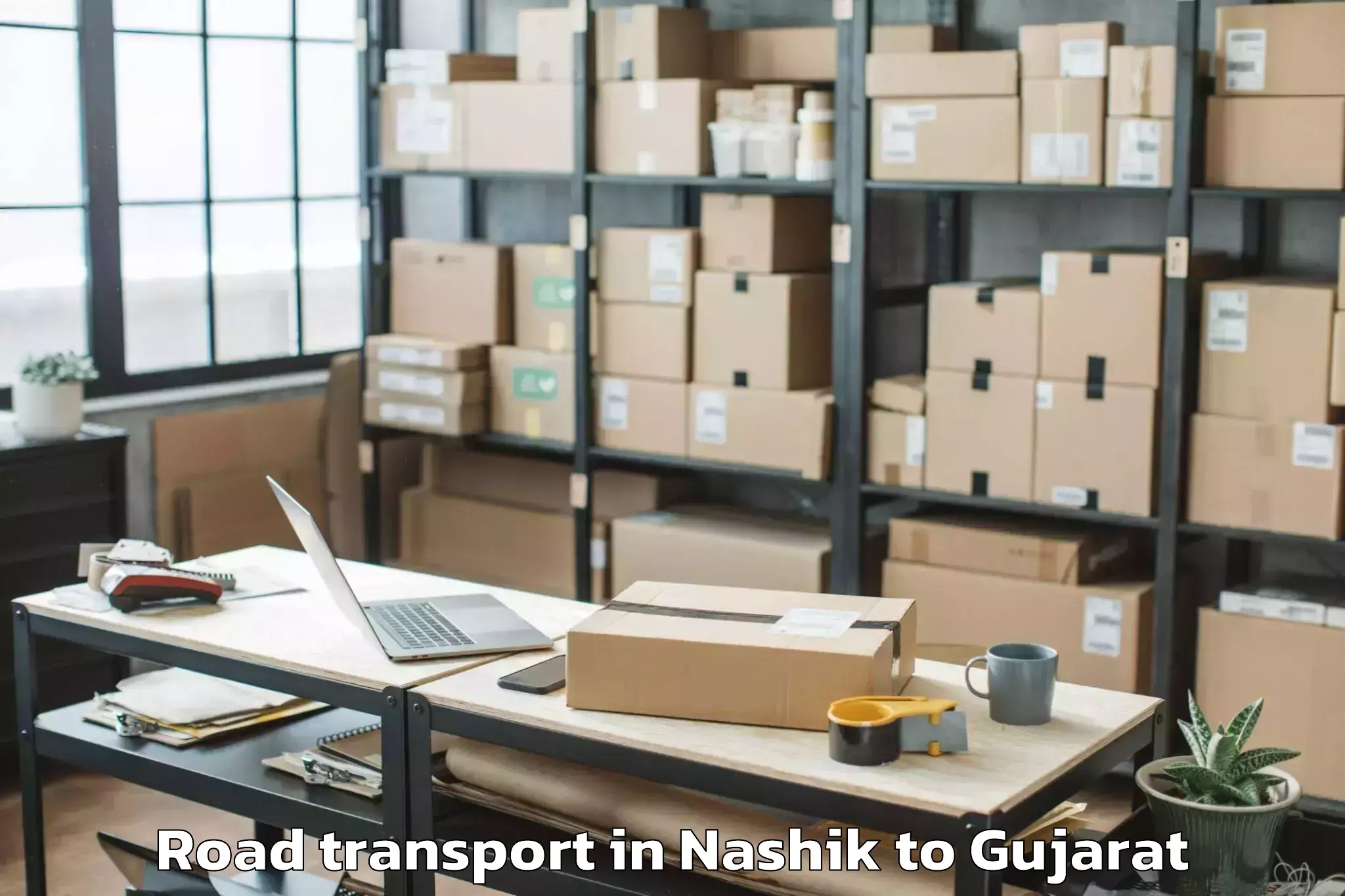 Book Your Nashik to Veraval Road Transport Today